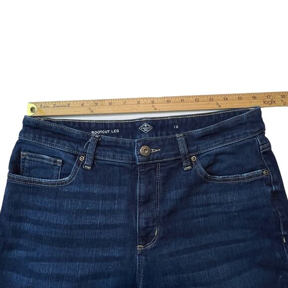 St. John’s Bay Women’s Bootcut Jeans Size 12 Dark Wash Stretch Denim - Picture 5 of 9